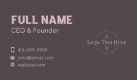 Soap Business Card example 1