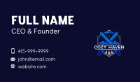 Chainsaw Carpentry Woodworking Business Card