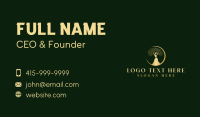 Natural Tree Woman Business Card Design