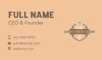 Horseshoe Western Star Business Card Design