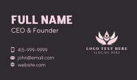 Flower Zen Spa  Business Card Design