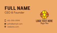 Tile Pattern Business Card example 2