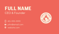 Flaming Bull BBQ Business Card