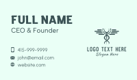 Medical Staff Caduceus Business Card