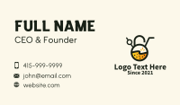 Lock Fruit Juice  Business Card Design