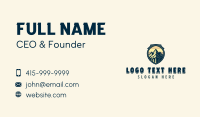 Adventure Mountain Hiker Business Card