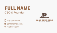 Industrial Jigsaw Woodcutter Business Card