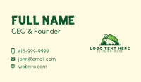 House Lawn Mower  Business Card Design