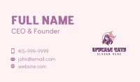 Cosplayer Lunar Girl Business Card Image Preview