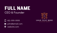 Floral Business Card example 2