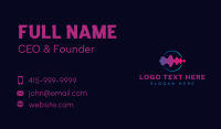 Artificial Intelligence Wave Business Card