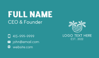 Beach Resort Business Card example 2