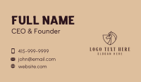 Shield Business Card example 2