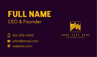Industrial Business Wave Business Card