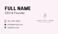 Floral Garden Spa Business Card