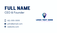 Airplane Travel Location Business Card