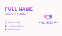 Family Heart Love Business Card