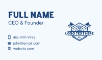 Water Pressure Washing Business Card Design