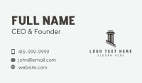 Architecture Concrete Pillar Business Card Design