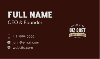 Tavern Business Card example 4