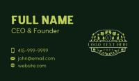 Garden Plant Boutique Business Card Design