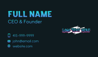 Mural Graffiti Wordmark  Business Card