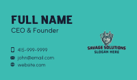 Tough Wolf Shield Business Card Image Preview