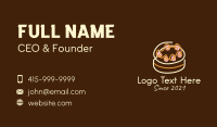 Sweet Cake Dessert  Business Card Design