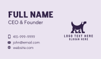Pet Grooming Dog  Business Card