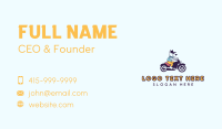Motorcycle Business Card example 4