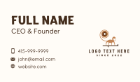 Monkey Donut Pastry Business Card
