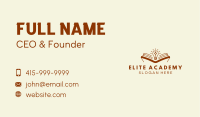 Bulb Book Reading Business Card