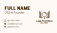 Online Library Business Card example 2