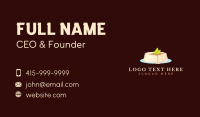 Panna Cotta Dessert Pudding Business Card