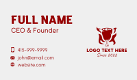 Meat Ham Grill Business Card