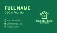 Home Lease Business Card example 2