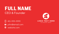 Red Letter G Business Card