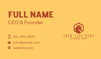 Red Horse Hexagon Business Card