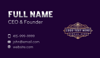 Prestigious Art Deco Business Card