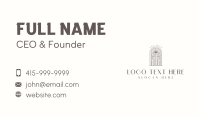 Religious Cross Parish Business Card Design