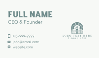 Natural Floral Home Business Card