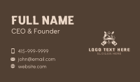 Hand Planer Business Card example 3