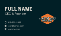 Freestyle Graffiti Emblem Wordmark Business Card