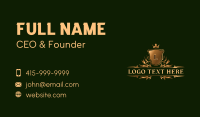 Royalty Crest Shield Business Card