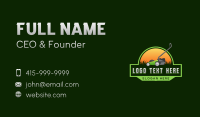 Lawn Mower Landscaping Business Card Design