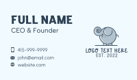 Cute Business Card example 3