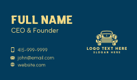 Old School Car Style Business Card