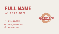 Hiphop Business Wordmark Business Card