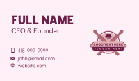 Toque Bakery Rolling Pin Business Card