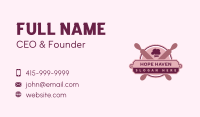 Toque Bakery Rolling Pin Business Card